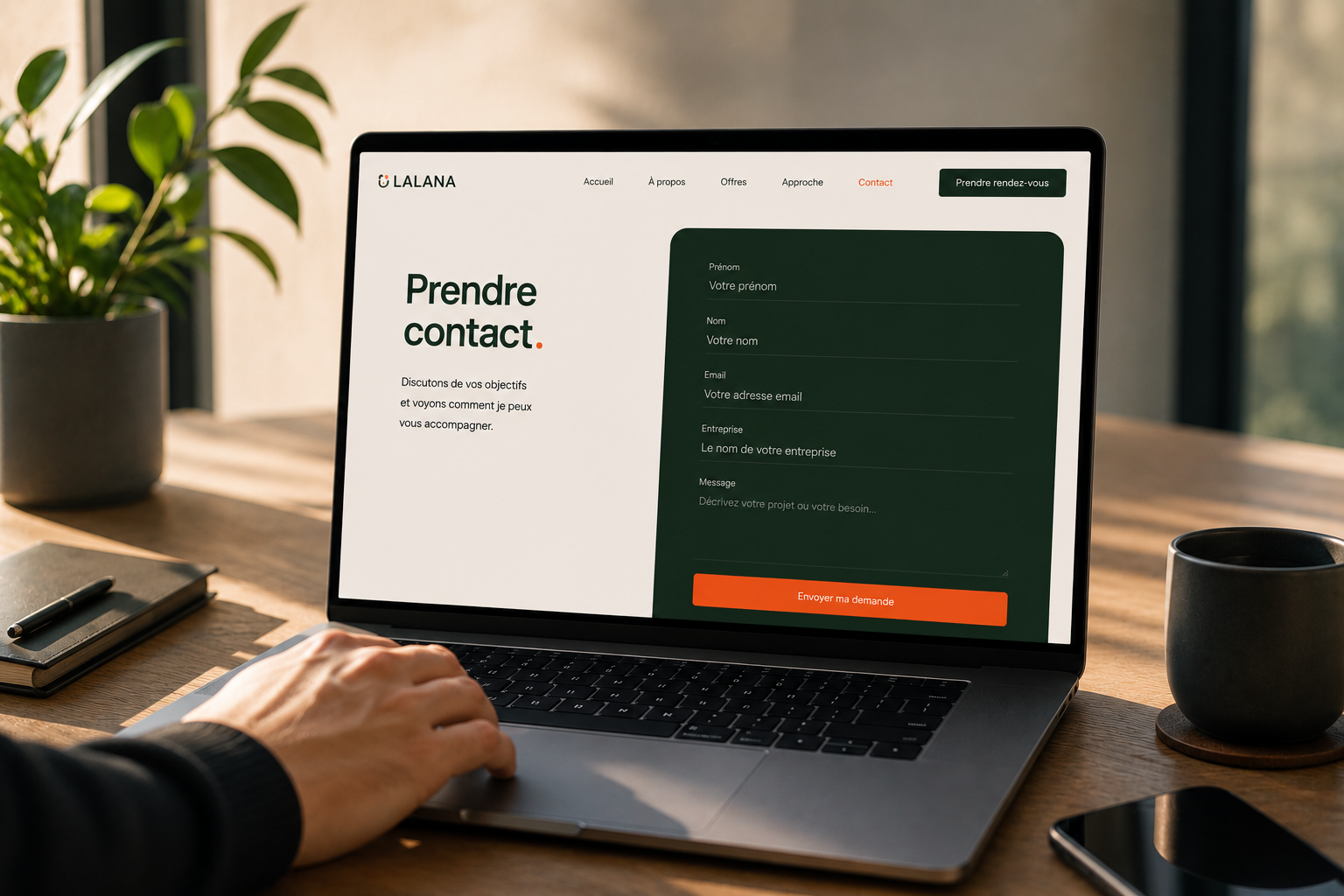 Prendre contact avec LALANA